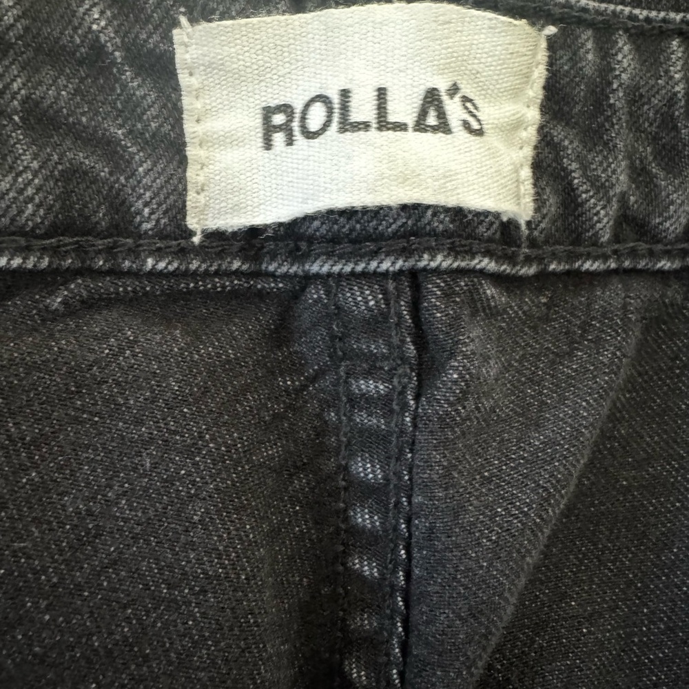 Rolla's Dark Denim Eastcoast Crop Flare Jeans - Picture 4 of 6